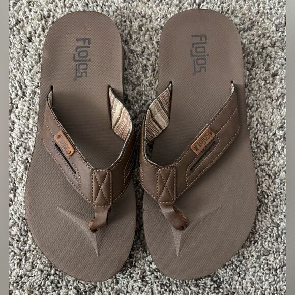 Flojos Men's Levee Sandals Size 10 - Picture 2 of 7